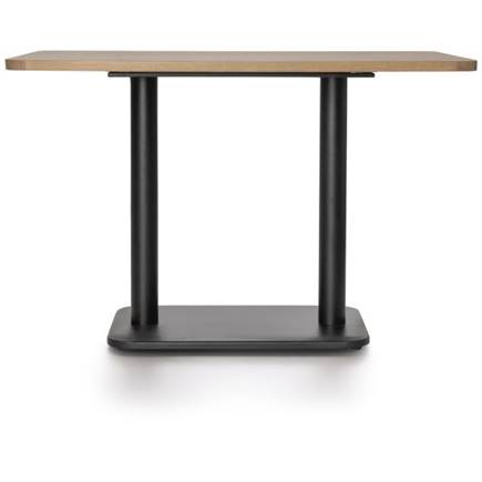 Coco Maison Brest bistrotafel vintage oak 120x75cm Zwart
